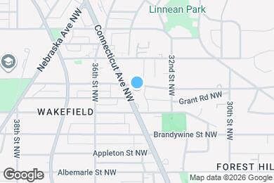 Map image of the property - 4707 Connecticut Ave NW