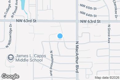 Map image of the property - 5929 NW 62nd St