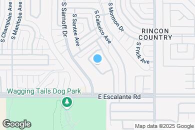 Map image of the property - 3627 S Santee Ave