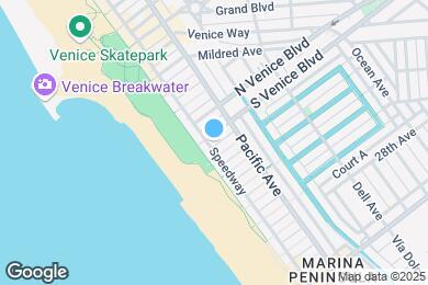 Map image of the property - 12 S Venice Blvd