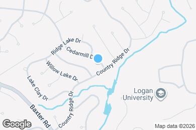 Map image of the property - 2019 Cedarmill Dr