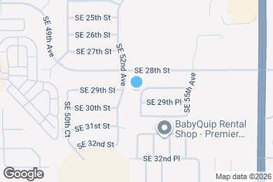 Map image of the property - 2920 SE 53rd Ct
