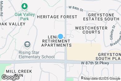 Map image of the property - Rosewood Place Senior Apartments