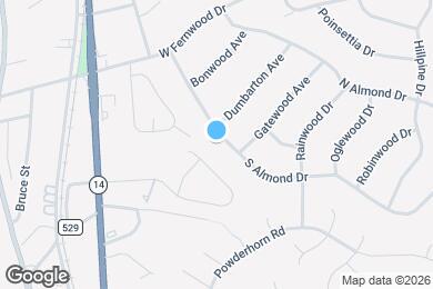 Map image of the property - 304 S Almond Dr