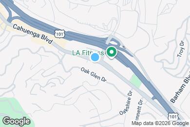 Map image of the property - 3443 Cahuenga Blvd W