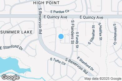 Map image of the property - 19502 E Sunset Cir