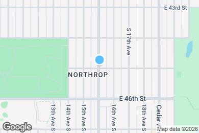 Map image of the property - 4451 Bloomington Ave