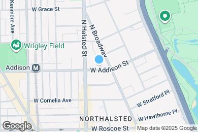 Map image of the property - 726 W Addison St