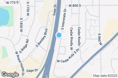 Map image of the property - 1026 S Interstate Dr