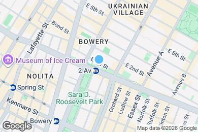 Map image of the property - 47 1/2  E 1st Street (2nd & 1st Ave), #3R