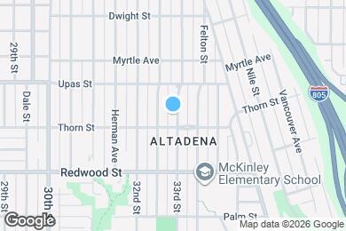 Map image of the property - 3322 33rd St