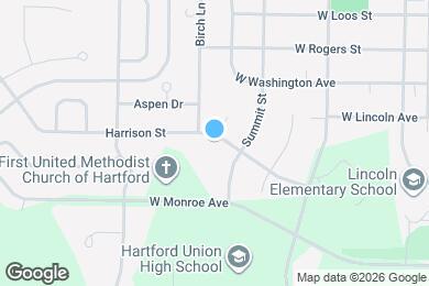 Map image of the property - 631 Harrison St