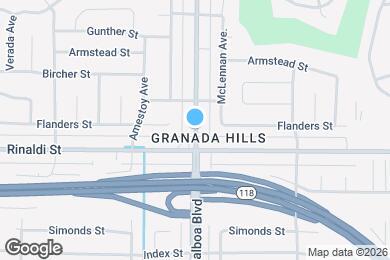 Map image of the property - 11519 Balboa Blvd