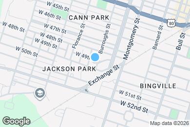 Map image of the property - 3305 Burroughs St