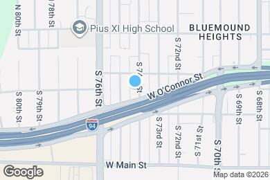 Map image of the property - 233 S 74th St