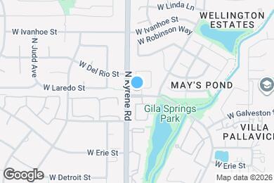 Map image of the property - 5967 W Del Rio St