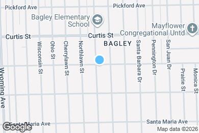 Map image of the property - 17614 Roselawn St