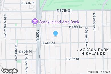 Map image of the property - 6837 S East End Ave
