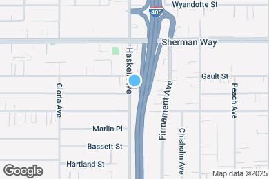 Map image of the property - 7040 Haskell Ave