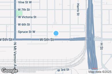 Map image of the property - 1066 W 5th St