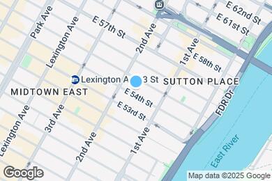 Map image of the property - 321 E 54th St