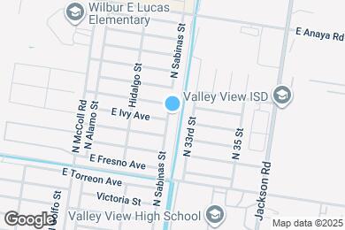 Map image of the property - 1005 N Sabinas St