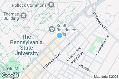 Map image of the property - 458 E College Ave