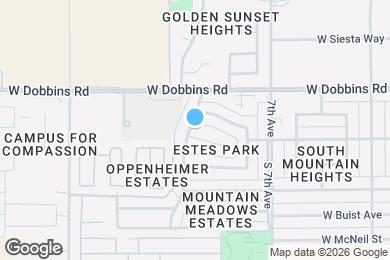 Map image of the property - 926 W Estes Way