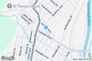 Map image of the property - 213 Stone St