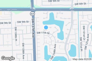 Map image of the property - 1095 SW 135th Pl