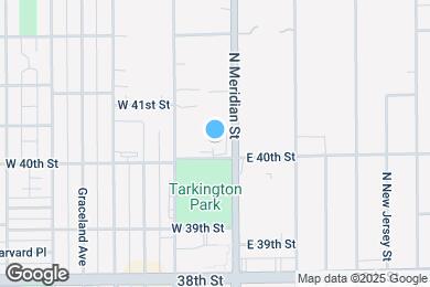 Map image of the property - 4000 N Meridian St