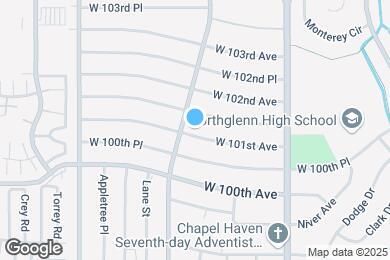 Map image of the property - 1145 W 101st Ave