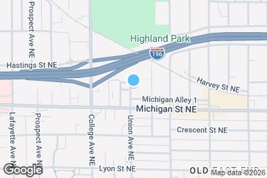 Map image of the property - 430 Union Ave NE