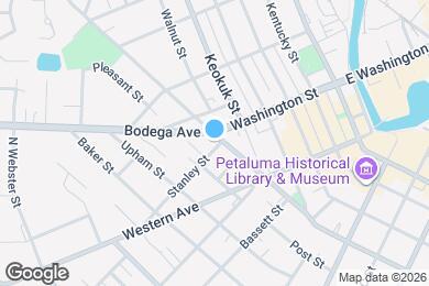 Map image of the property - 203 Howard St