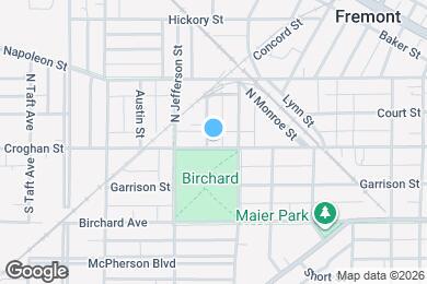 Map image of the property - 1316 Croghan St