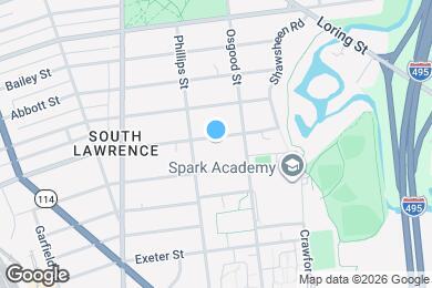 Map image of the property - 93 Andover St