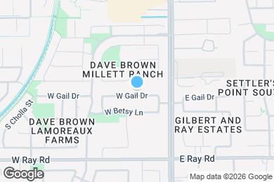 Map image of the property - 94 W Gail Dr