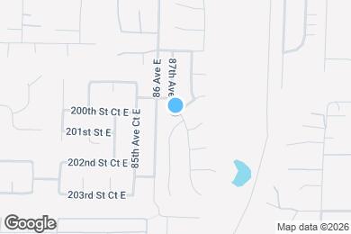 Map image of the property - 20012 87th Ave E