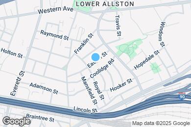 Map image of the property - 40 Easton St