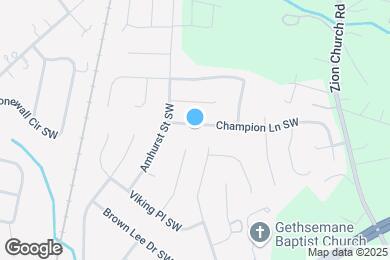 Map image of the property - 3002 Champion Ln SW