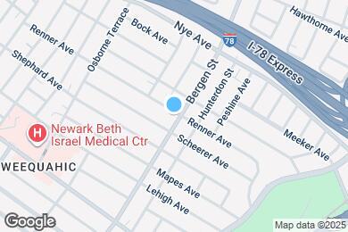 Map image of the property - 961 Bergen St