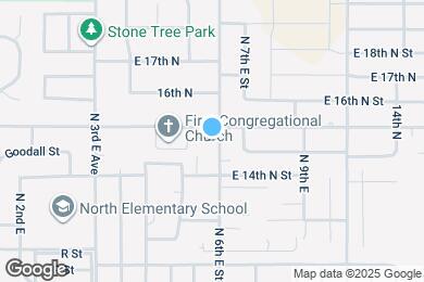 Map image of the property - 1485 N 6th E St