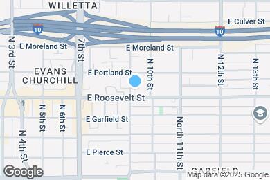 Map image of the property - 1009 N 9th St
