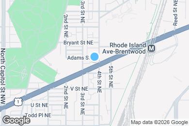 Map image of the property - 330 Rhode Island Ave NE