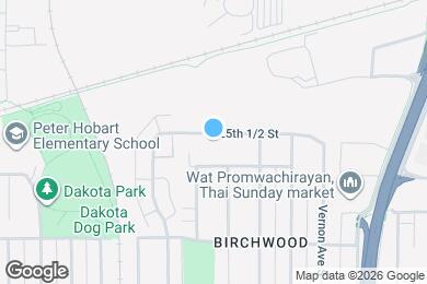 Map image of the property - 5813 W 25th 1/2 St