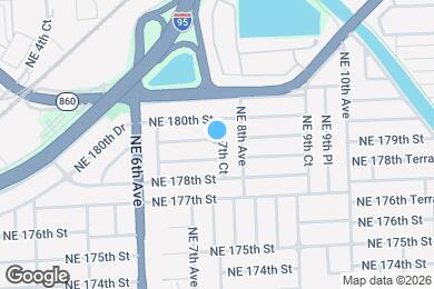 Map image of the property - 740 NE 179 Te