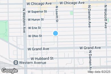 Map image of the property - 2205 W Ohio St