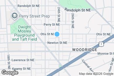 Map image of the property - 3610 24th St NE