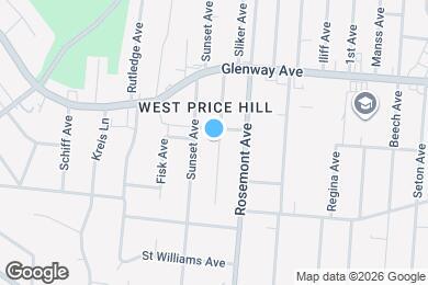 Map image of the property - 1057 Winfield Ave