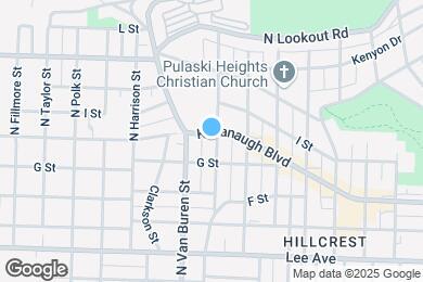 Map image of the property - 820 N Jackson St
